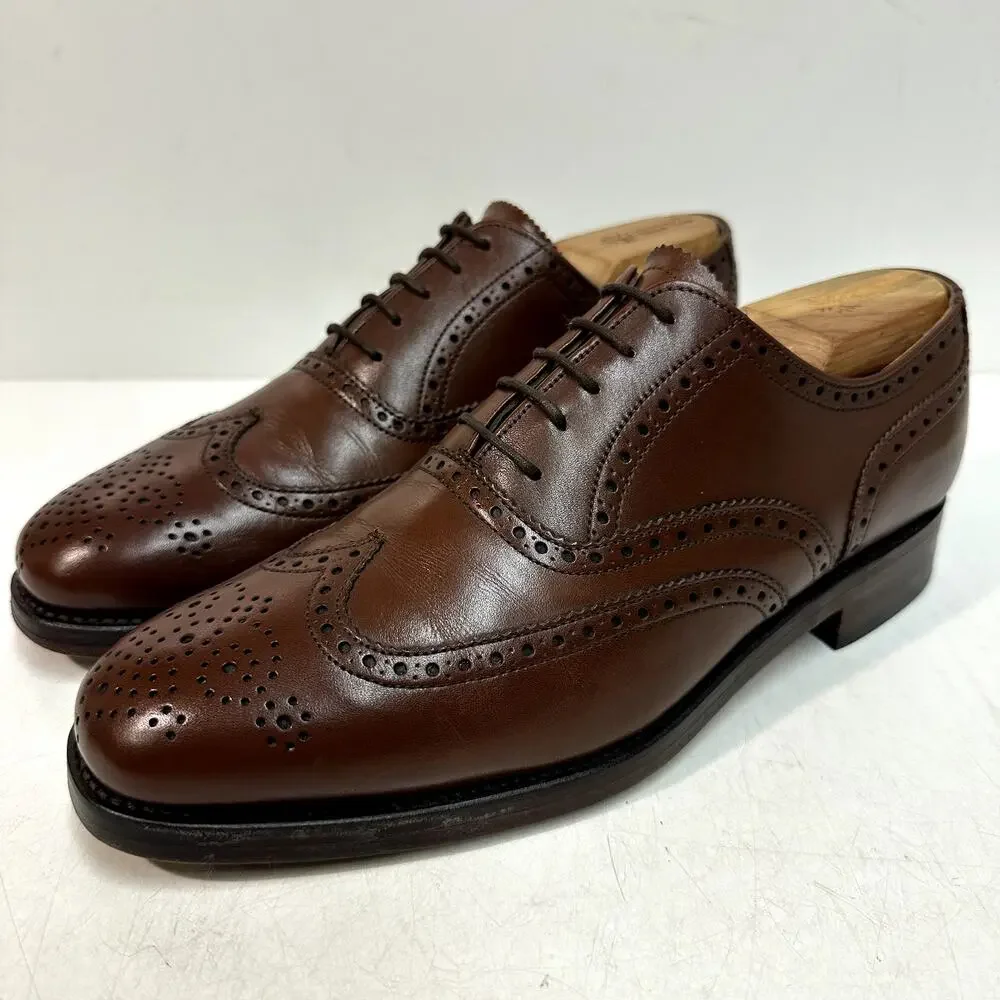 NEW HEELS Alfred Sargent x Polo Ralph Lauren Oxford Bal Wingtip England 8.5 D